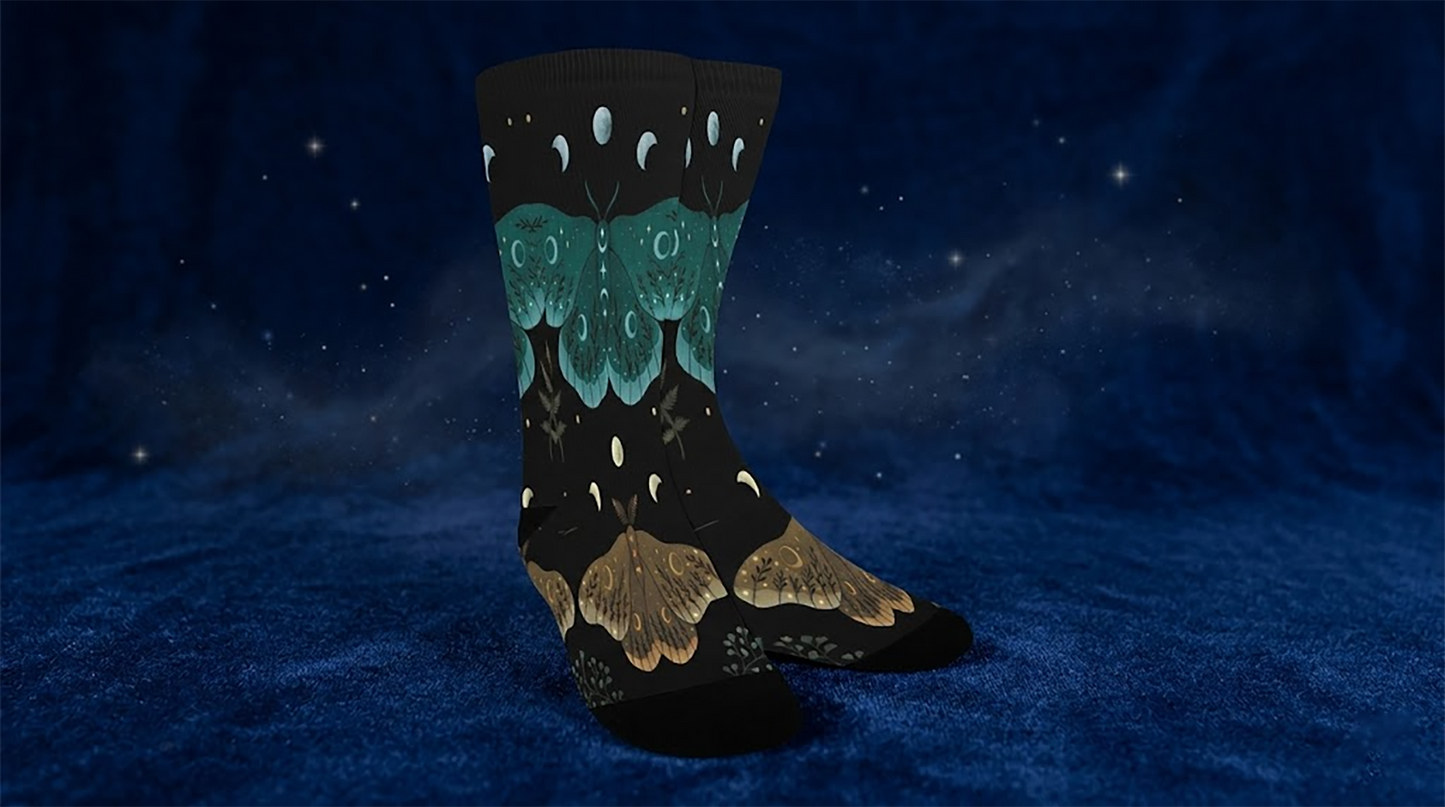 butterfly Socks - Custom Socks for Women Made in USA