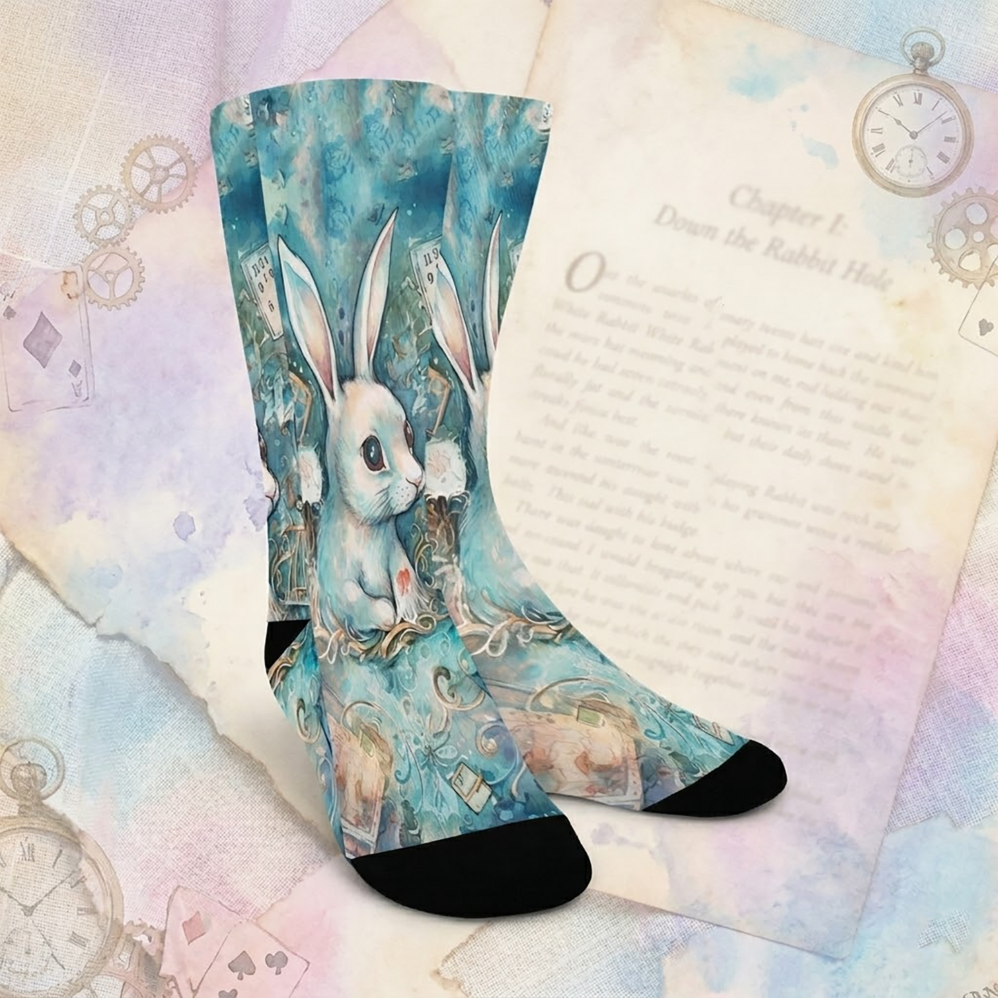 Alice in Wonderland Women's Crew Socks