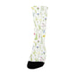 watercolor wildflowers women's crew socks – Sole Design Studio