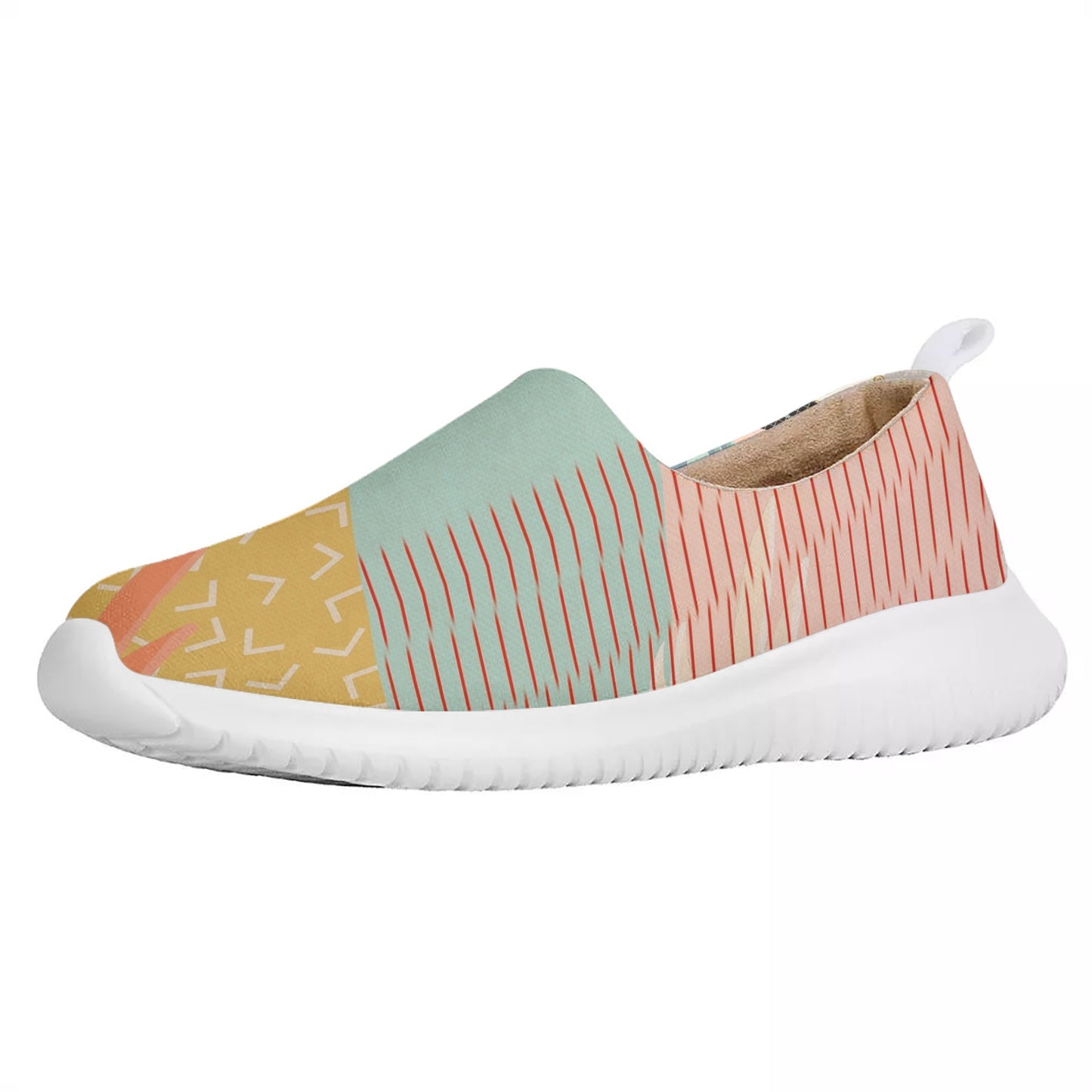 Trendy Color Blocks for Women's Casual Slip On Travel Shoes - READY TO SHIP