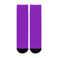 Deeep Violet Socks - Custom Socks for Women Made in USA