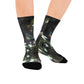 star jasmine spells digital paper women's crew socks – Sole Design Studio