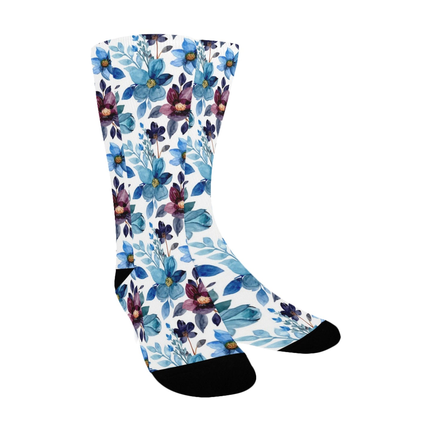 flower Women Socks - Custom Socks for Women Made in USA