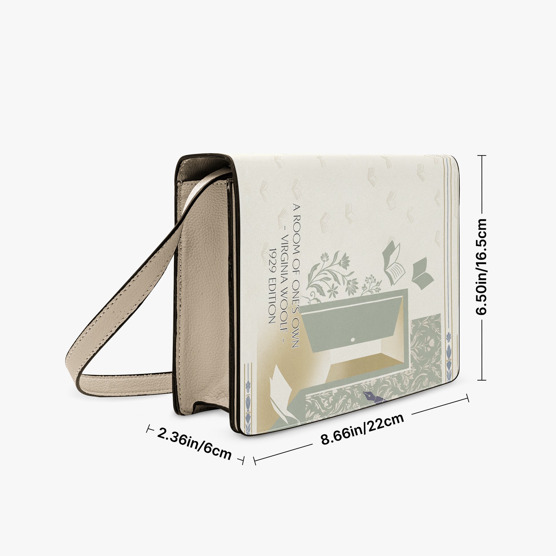 a room of one's own virginia woolf women's literary handbag vegan leather – Sole Design Studio