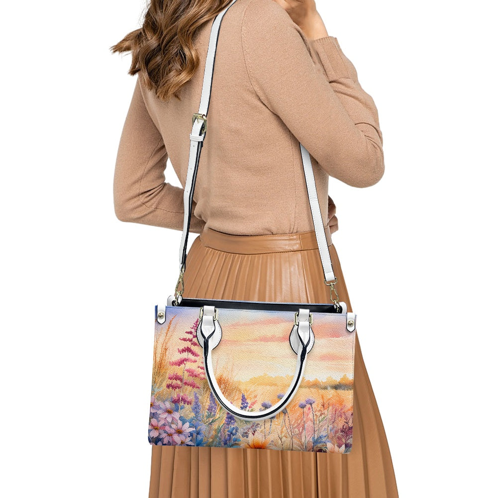 Wildflower Meadow Women's Vegan Leather Handbag