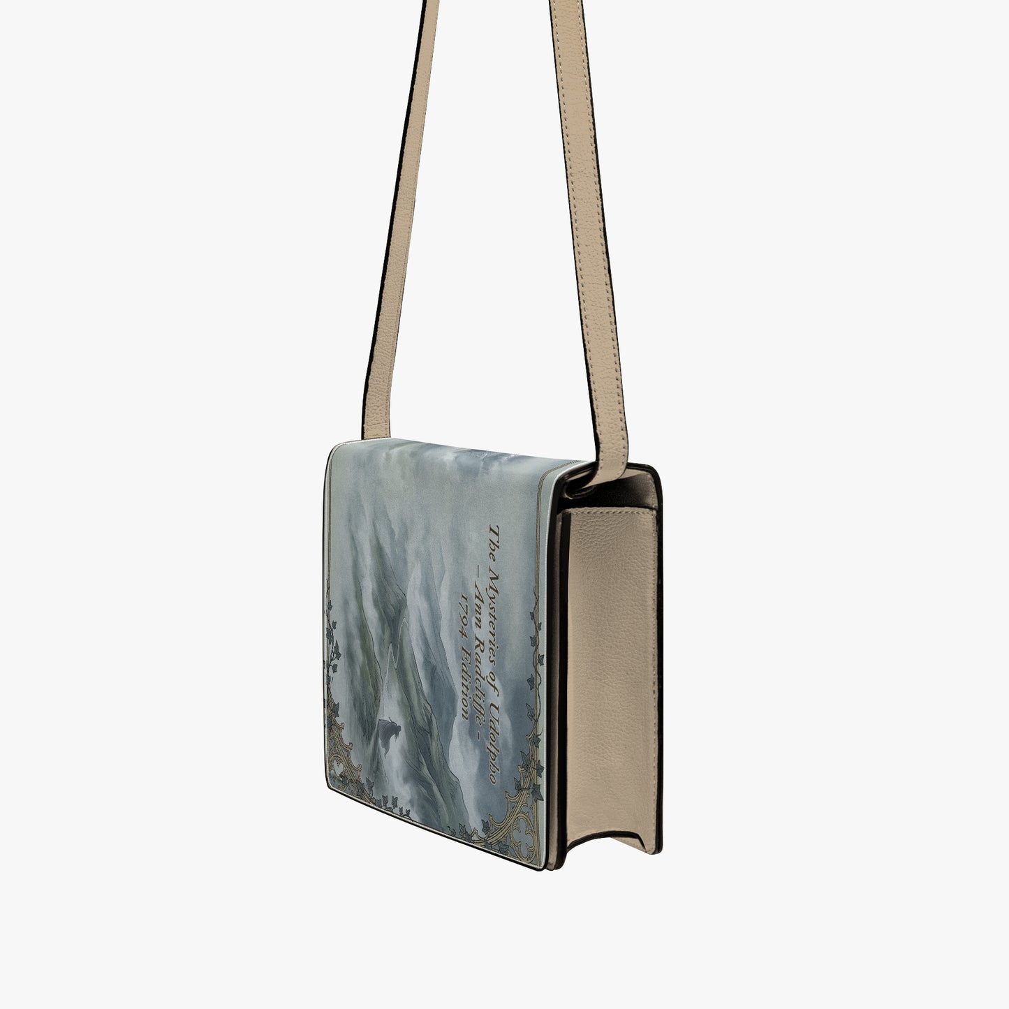 the mysteries of udolpho ann radcliffe gothic book-shaped crossbody bag vegan leather – Sole Design Studio