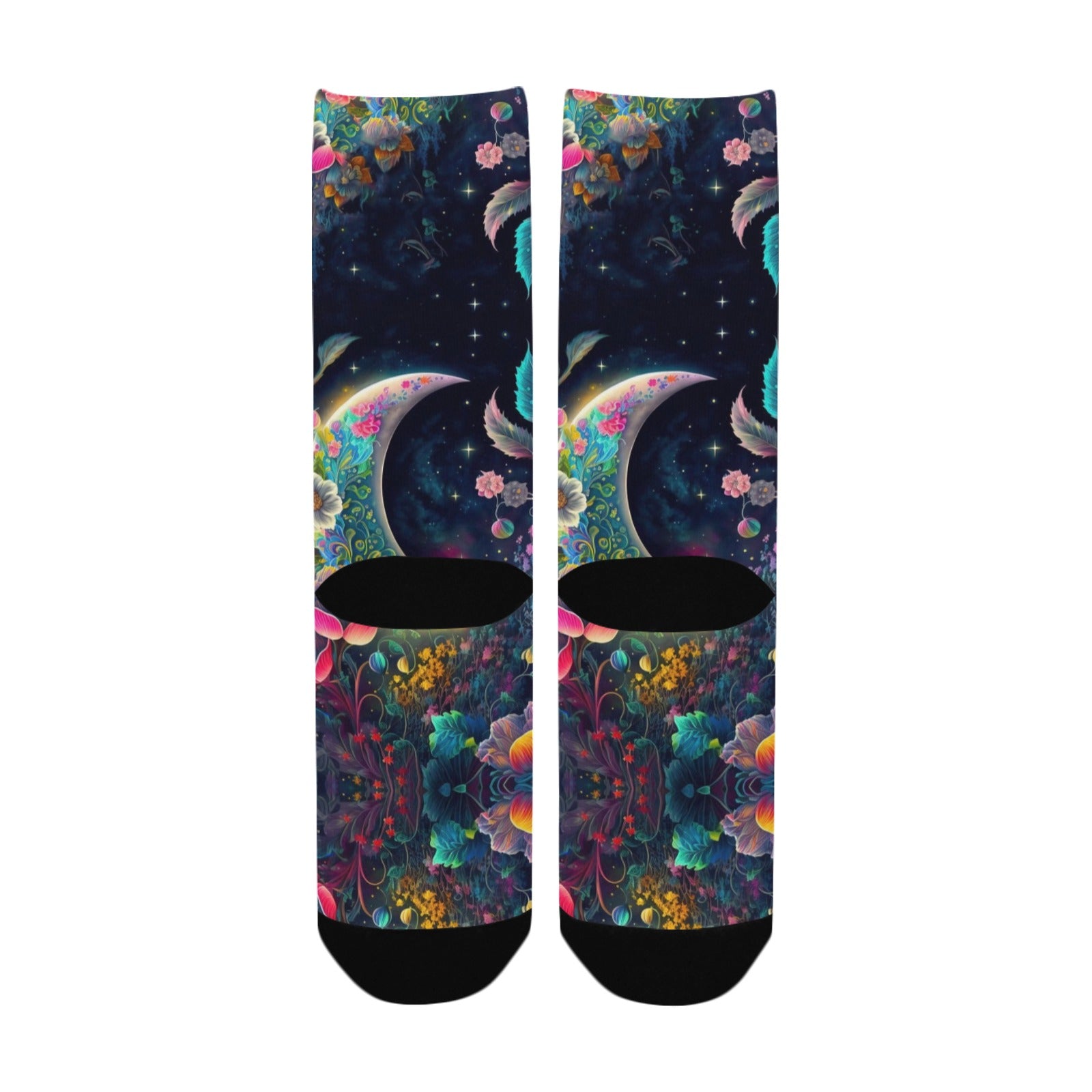 sleepy garden women's crew socks – Sole Design Studio