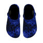 Blue Galaxy Women's Clogs Style Black Sole