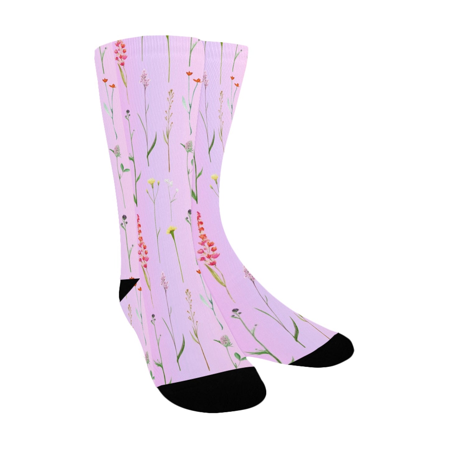 Flower Women Socks - Custom Socks for Women Made in USA