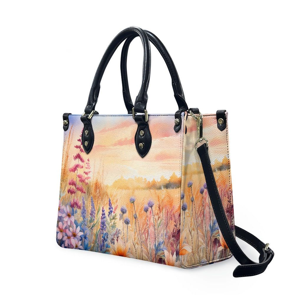 Wildflower Meadow Women's Vegan Leather Handbag