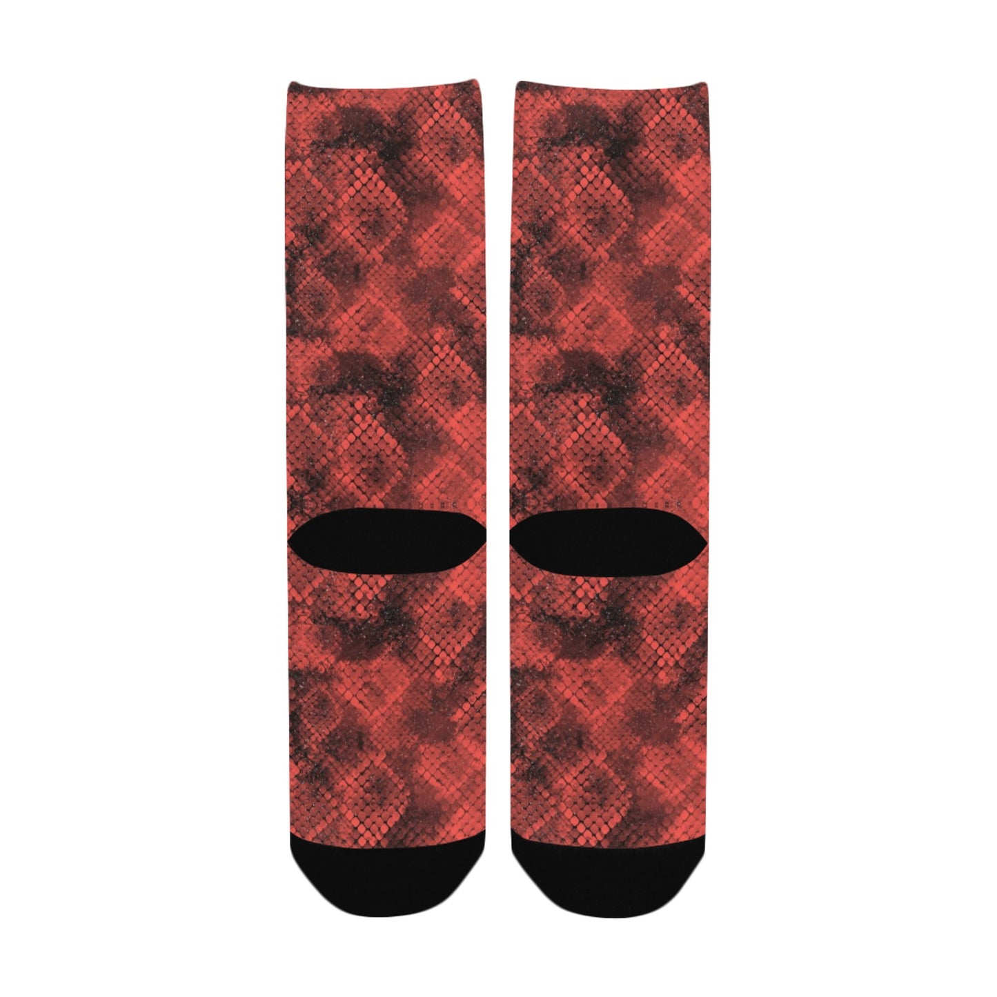 Orange Animal Socks - Custom Socks for Women Made in USA