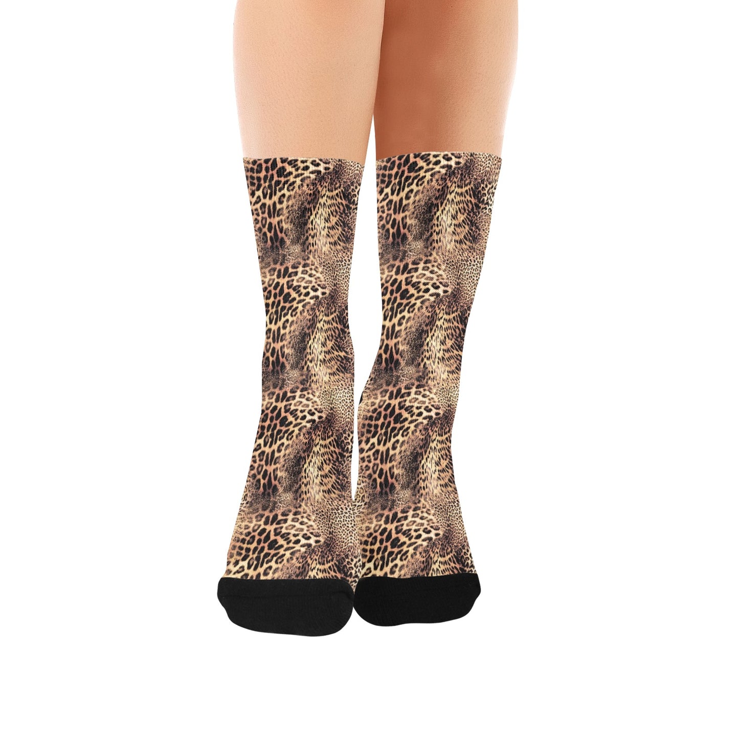 Leopard Socks - Custom Socks for Women Made in USA
