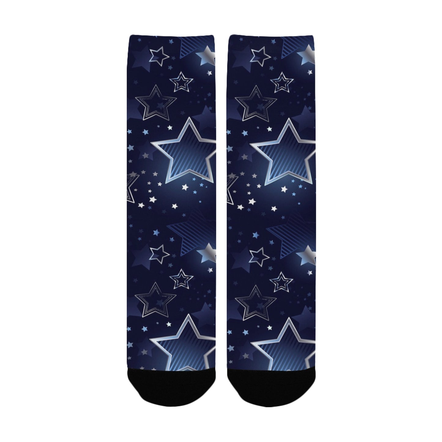 silver stars women's crew socks – Sole Design Studio