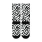 zebra stripe women's crew socks – Sole Design Studio
