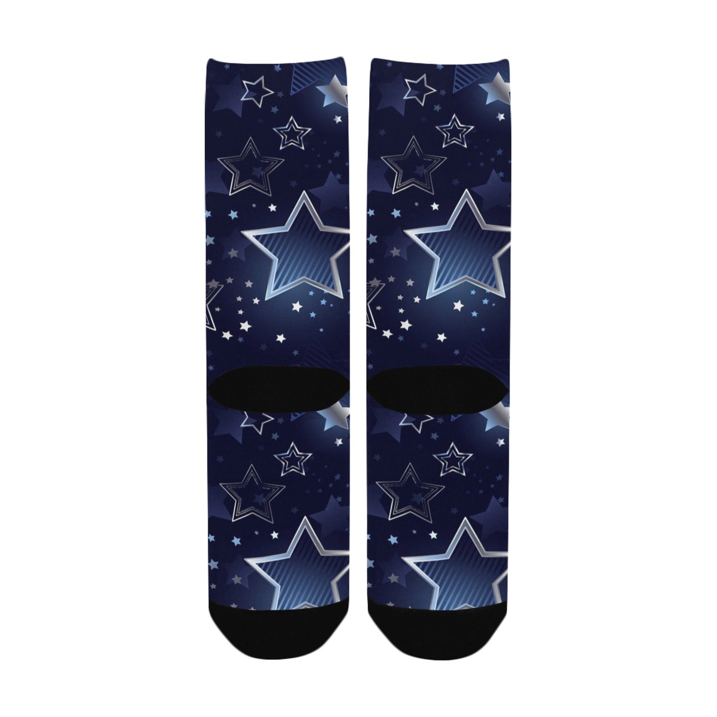 silver stars women's crew socks – Sole Design Studio