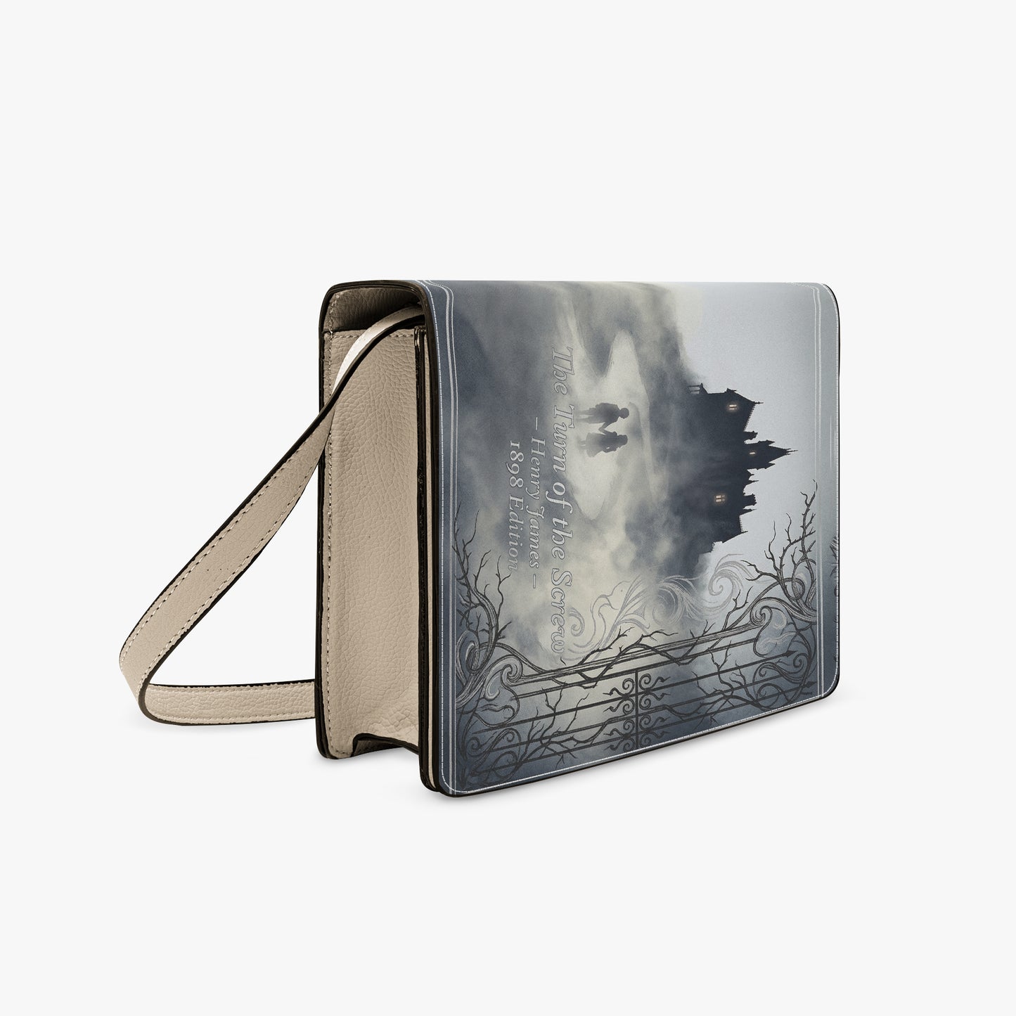 the turn of the screw henry james gothic book-shaped crossbody bag vegan leather – Sole Design Studio
