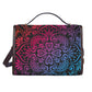 Bohemian Rainbow Black Women's Handbag