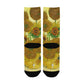 van gogh sunflower women's crew socks – Sole Design Studio