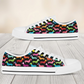 Dachshund Rainbow White Women's Low Top Sneaker