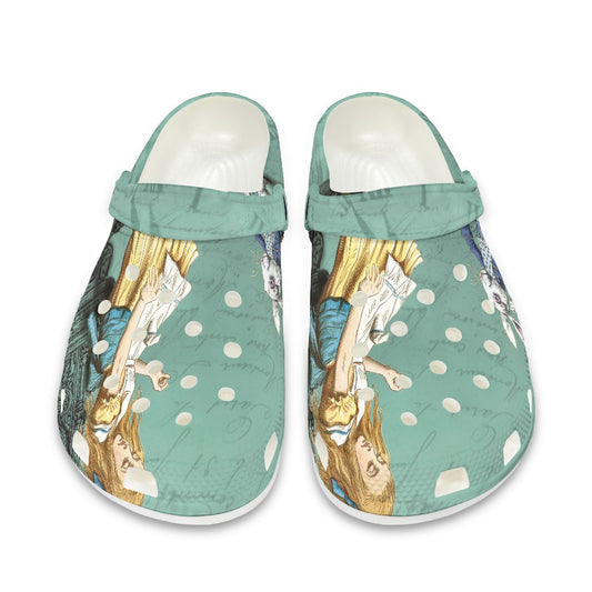 Alice in Wonderland Women's Clogs Shoes