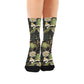 wild bloom daisy women's crew socks – Sole Design Studio