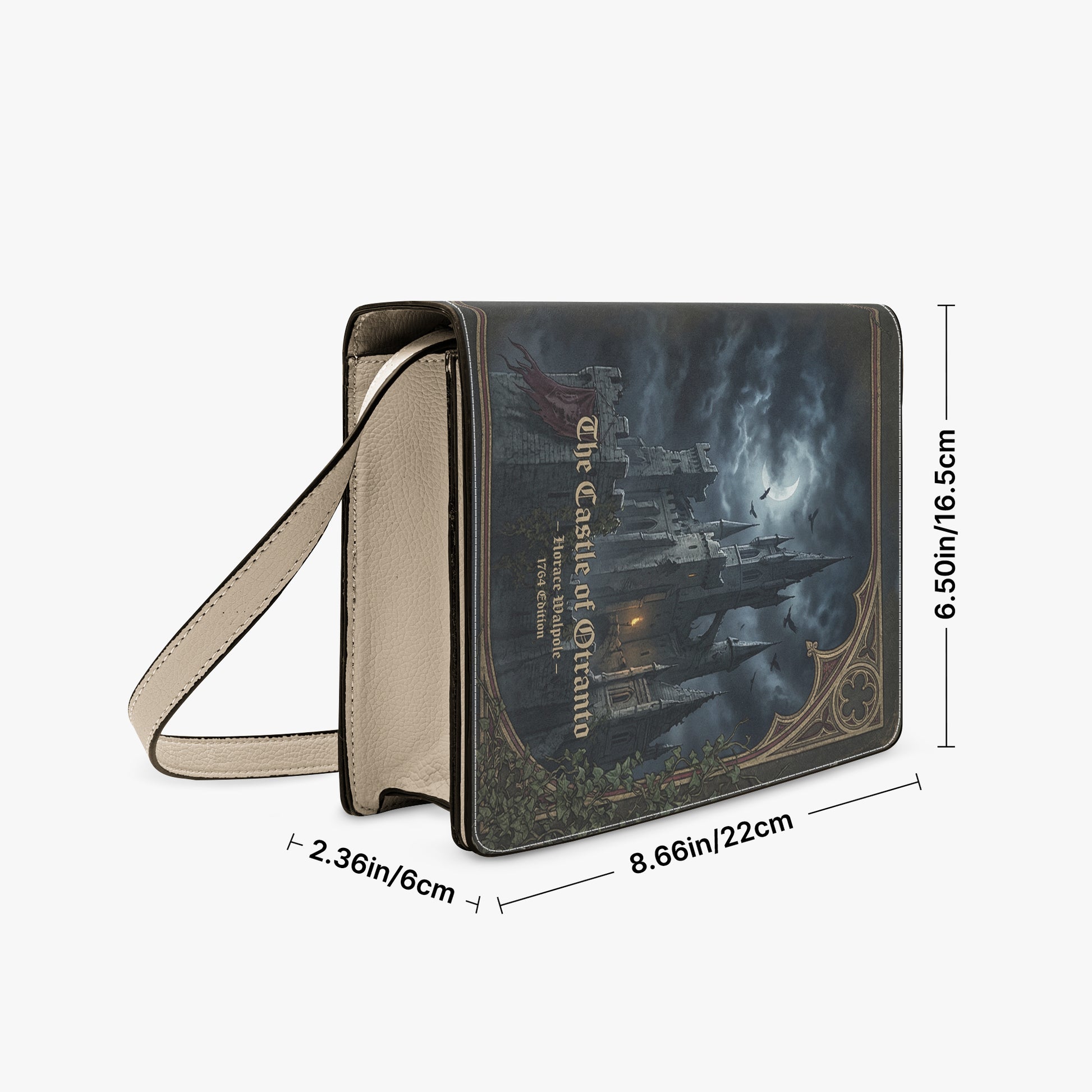 the castle of otranto horace walpole gothic women's literary handbag vegan leather – Sole Design Studio