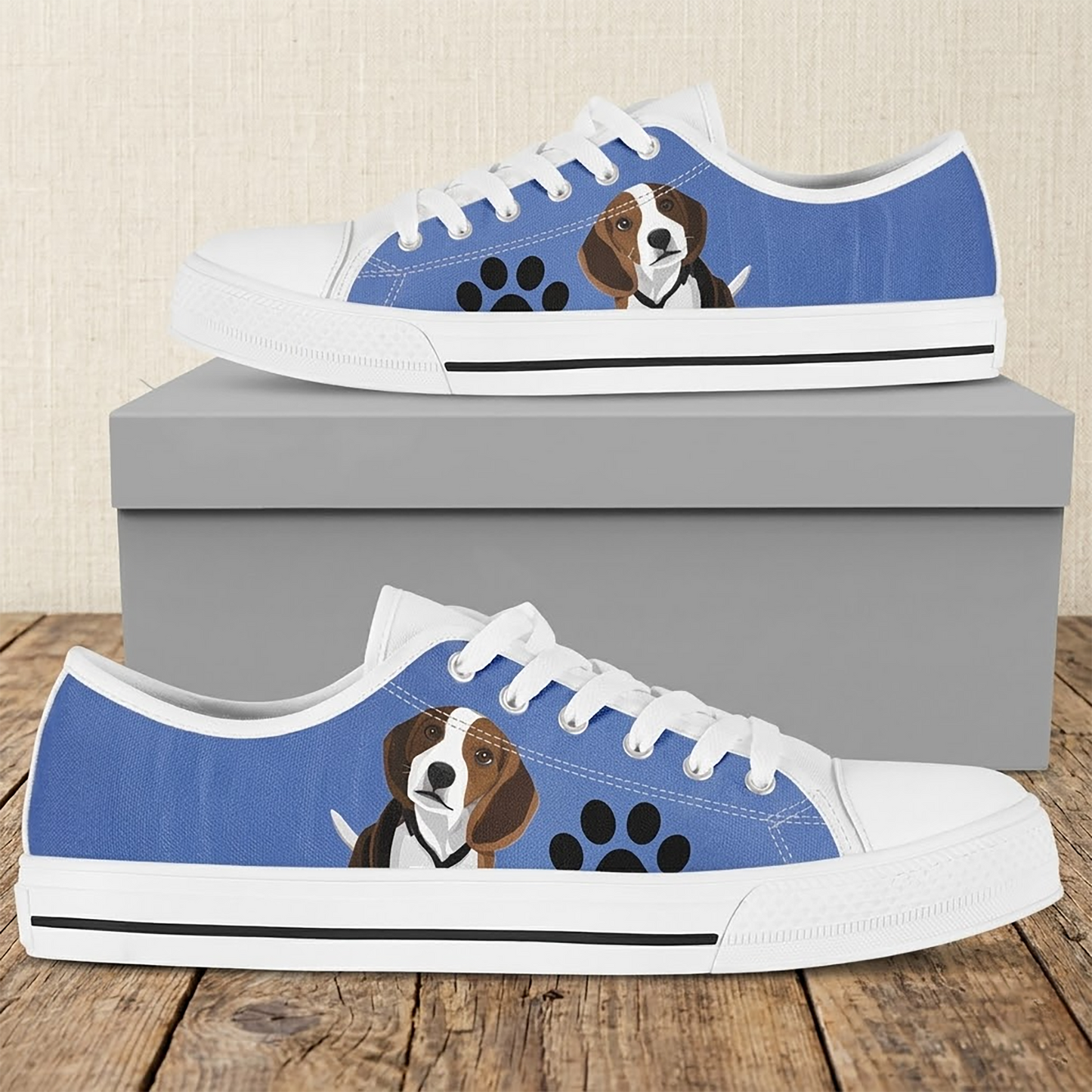 Beagle Women's Low Top Sneakers