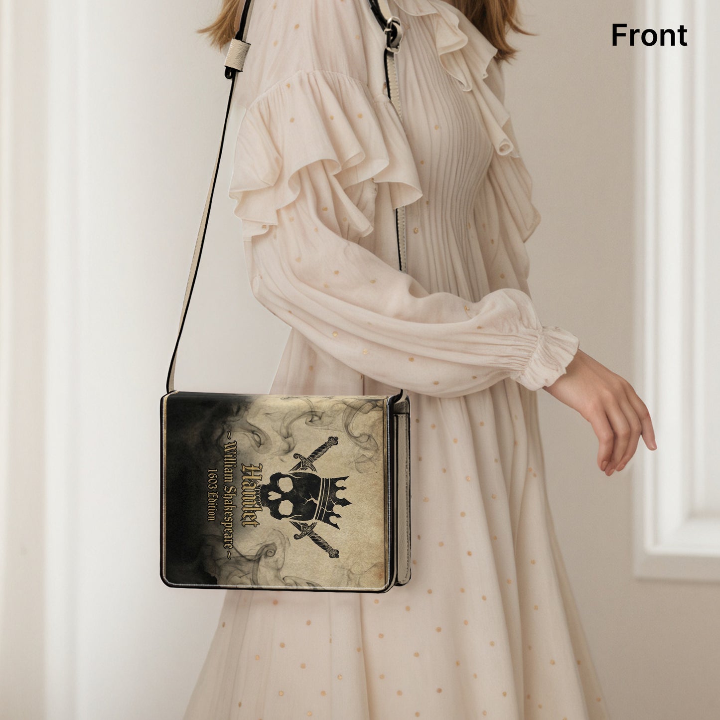 hamlet william shakespeare literary crossbody bag for women – Sole Design Studio