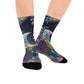 sleepy garden women's crew socks – Sole Design Studio