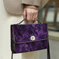 Purple Gothic Pattern Women's Handbag