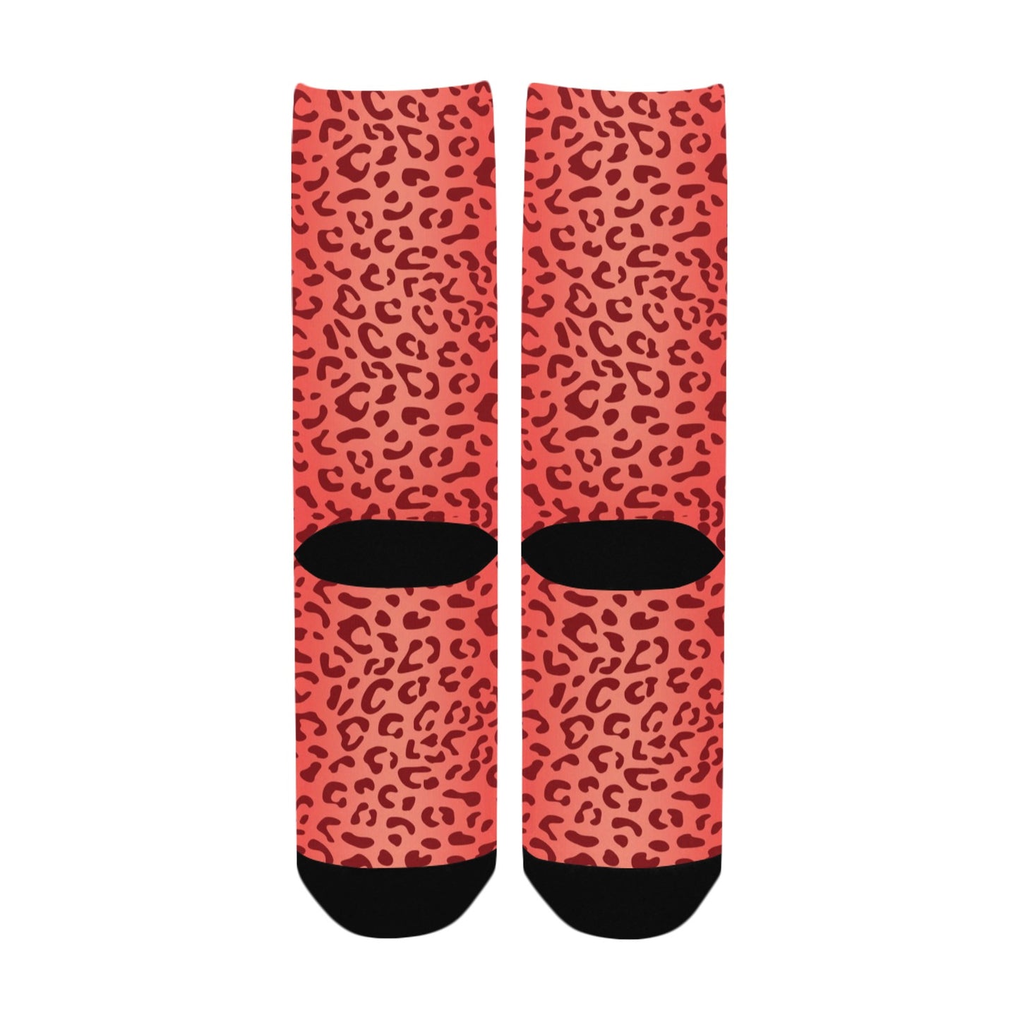 Orange Animal Socks - Custom Socks for Women Made in USA