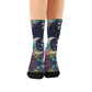 sleepy garden women's crew socks – Sole Design Studio