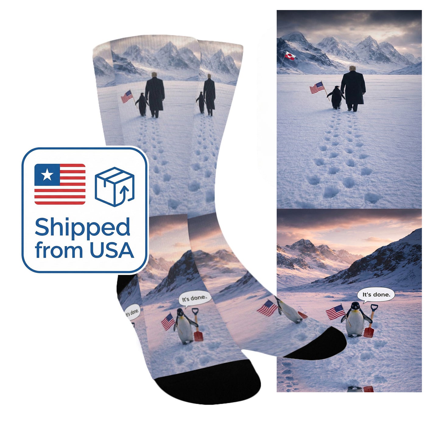 Penguin Said It’s Done - Custom Socks for Women