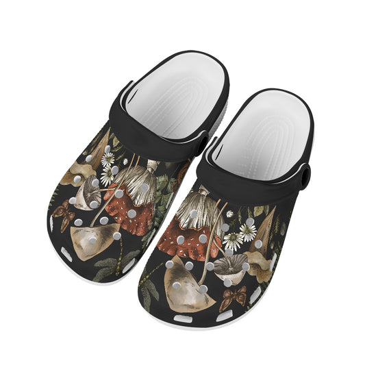 Cottagecore Mushroom Women's Clog Shoes