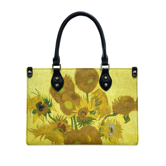 Van Gogh Sunflower Women's Vegan Leather Handbag