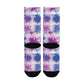 Grunge Pattern Socks - Custom Socks for Women Made in USA