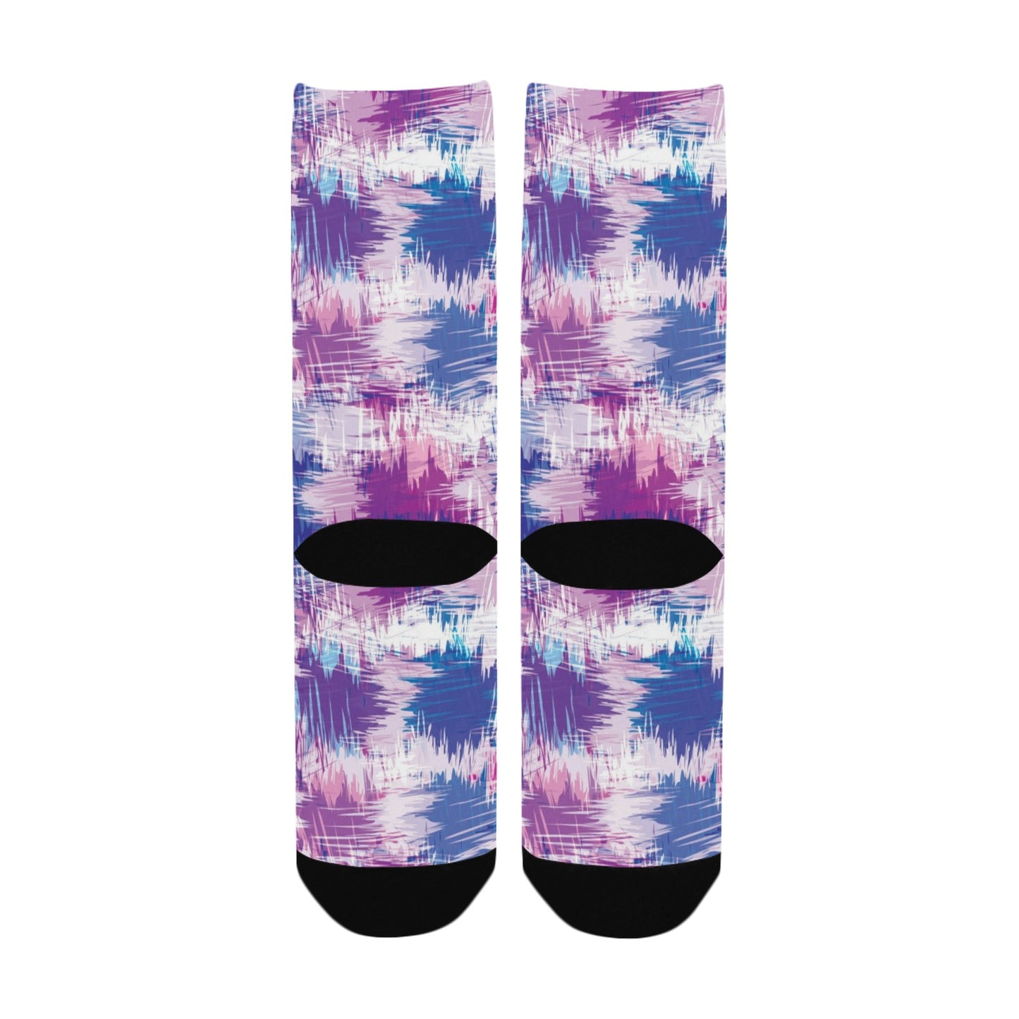 Grunge Pattern Socks - Custom Socks for Women Made in USA