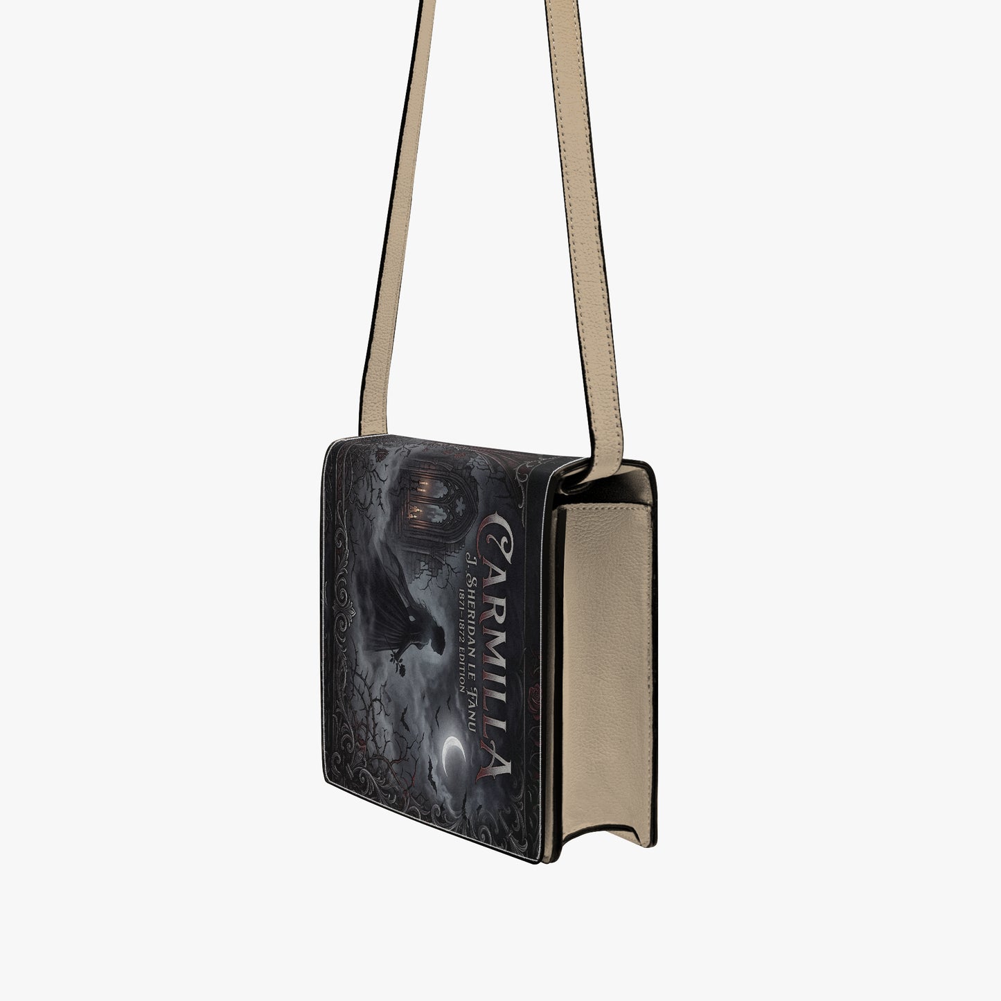 carmilla j sheridan le fanu gothic book lovers gift crossbody bag – Sole Design Studio