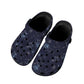 Silver Stars Women's Clogs Style Black Sole