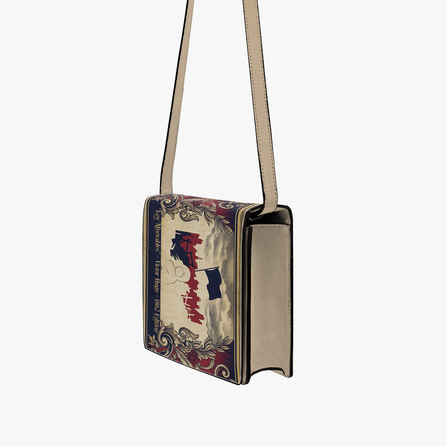 les miserables victor hugo women's literary handbag vegan leather – Sole Design Studio
