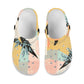 Soft Color Abstract Clogs for Women's