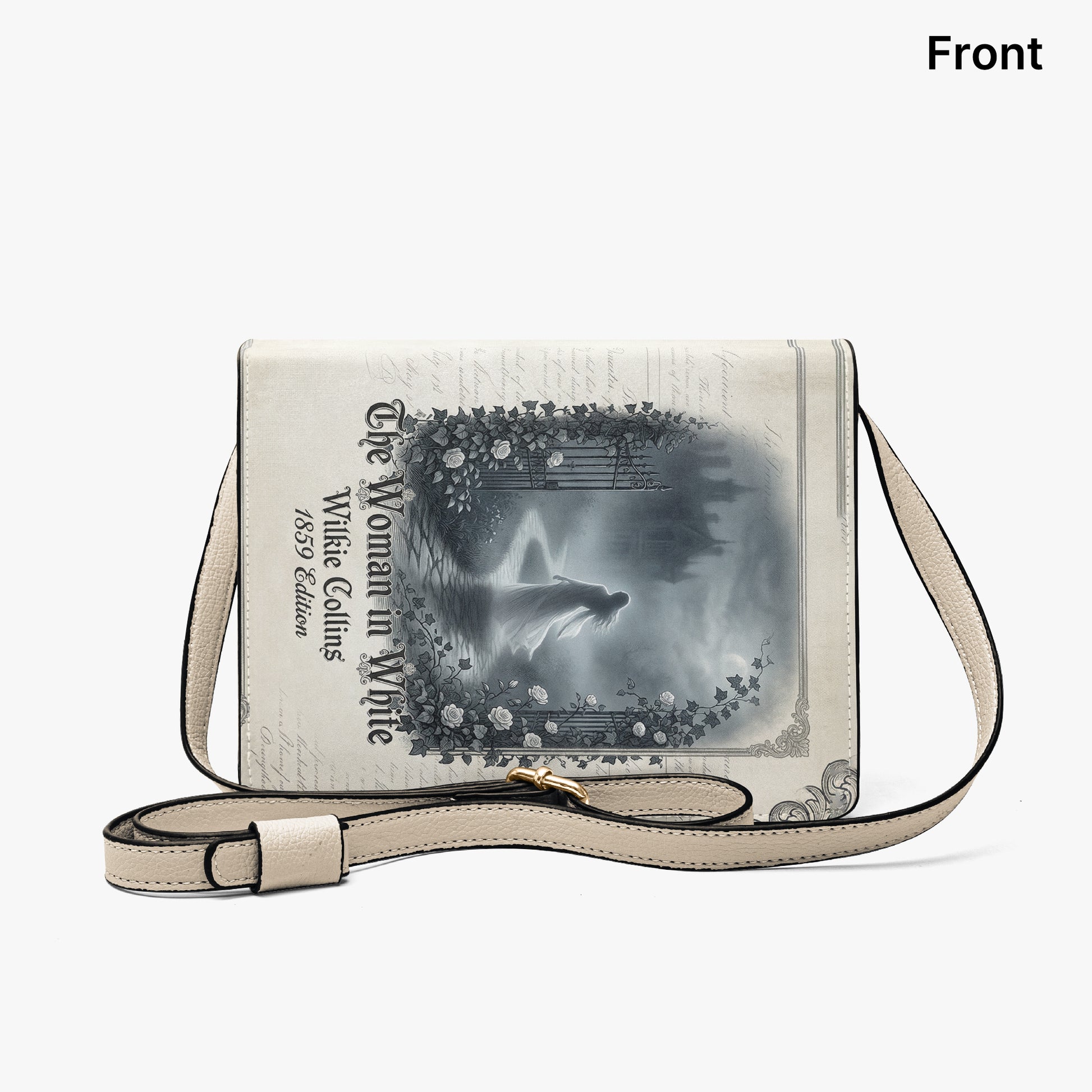 the woman in white wilkie collins victorian mystery book-shaped crossbody bag vegan leather – Sole Design Studio