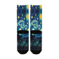 van gogh galaxy star women's crew socks – Sole Design Studio