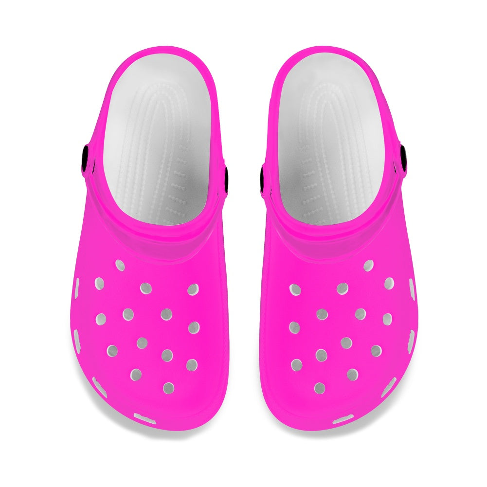 Hot Pink Women's Clogs