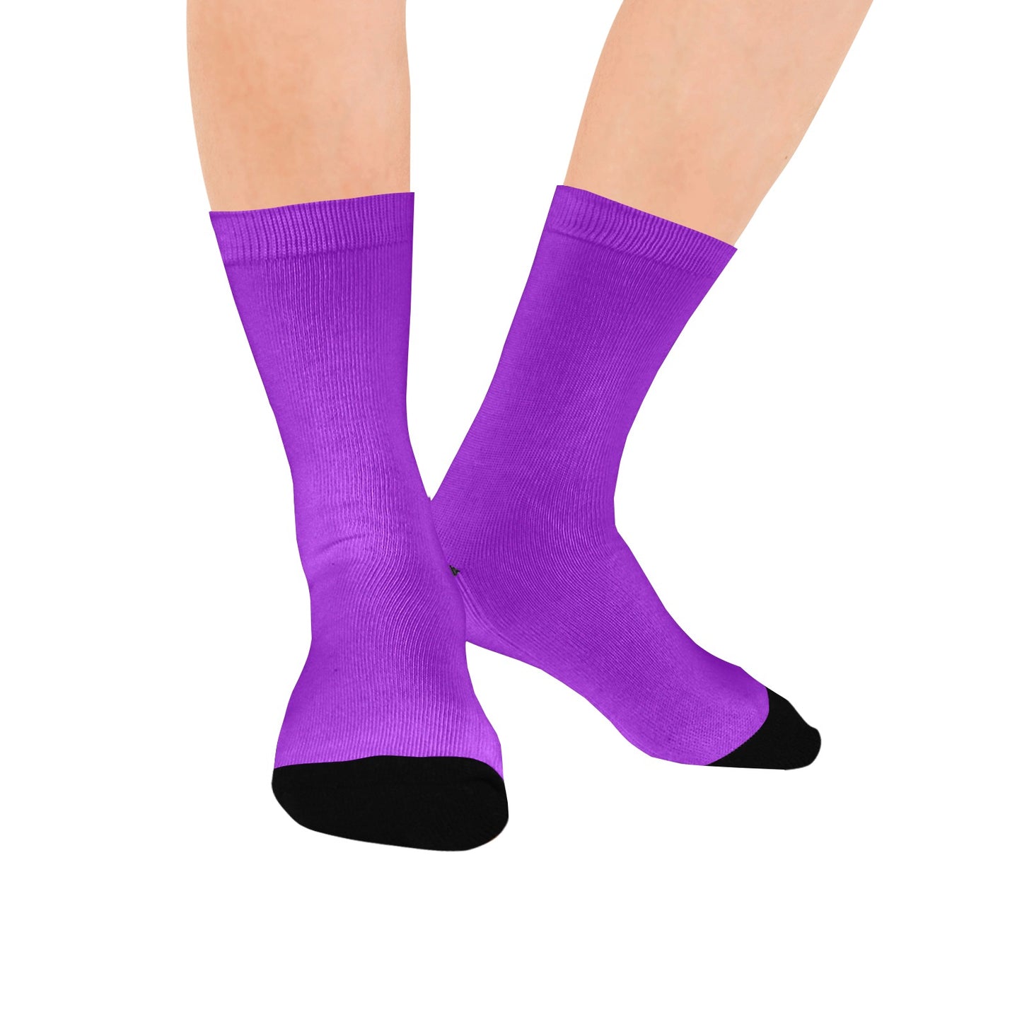 Deeep Violet Socks - Custom Socks for Women Made in USA