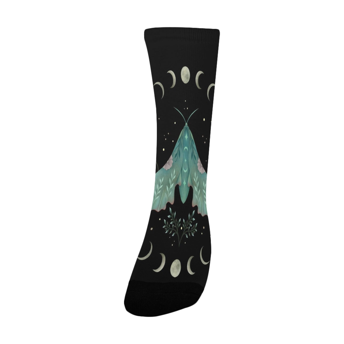 Lunar Moth Socks - Custom Socks for Women Made in USA