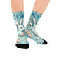 Alice in Wonderland  Socks - Custom Socks for Women Made in USA
