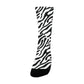 zebra stripe women's crew socks – Sole Design Studio