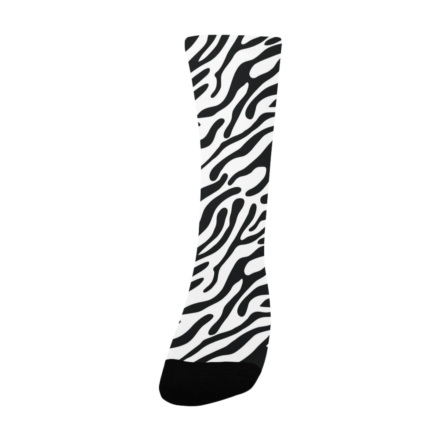 zebra stripe women's crew socks – Sole Design Studio