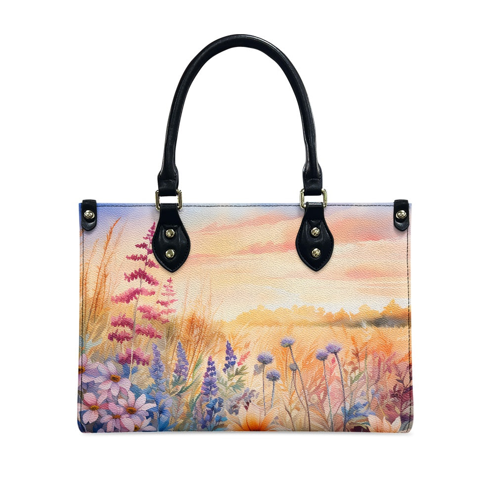 Wildflower Meadow Women's Vegan Leather Handbag